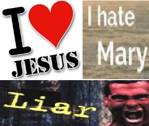 How come you love Jesus but hate Mary